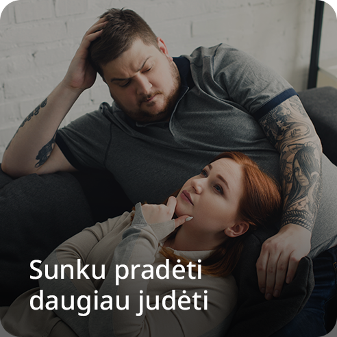 Sunku pradeti judeti mygtukas