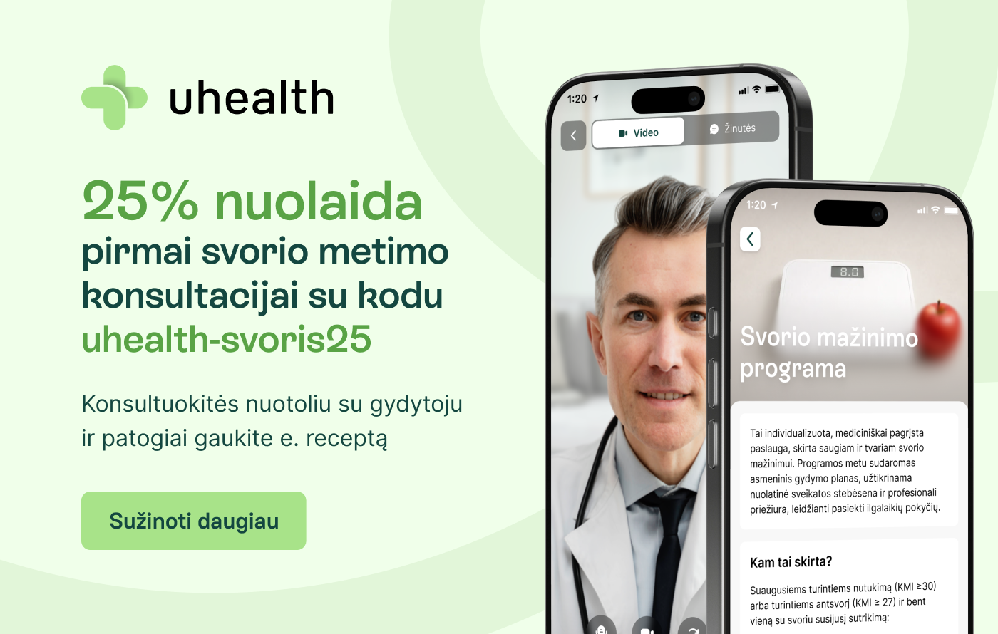 Uhealth baneris