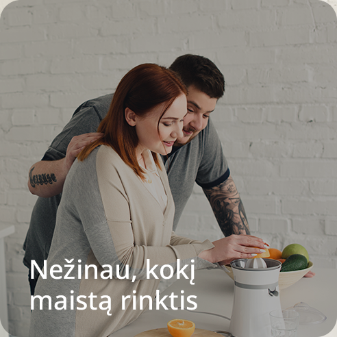 Nezinau koki maista rinktis mygtukas