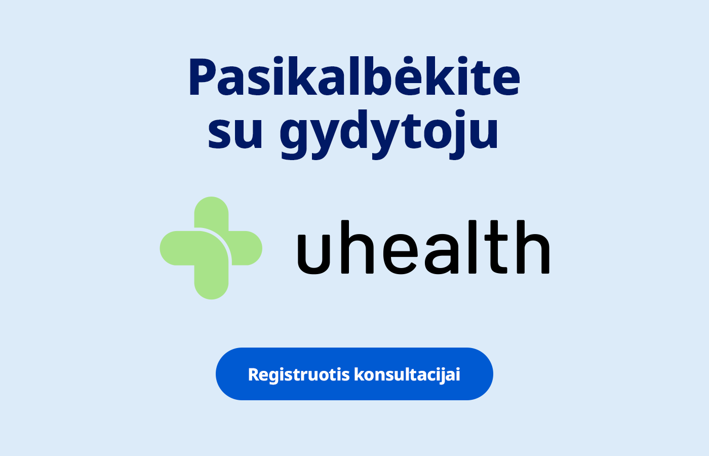Uhealth baneris