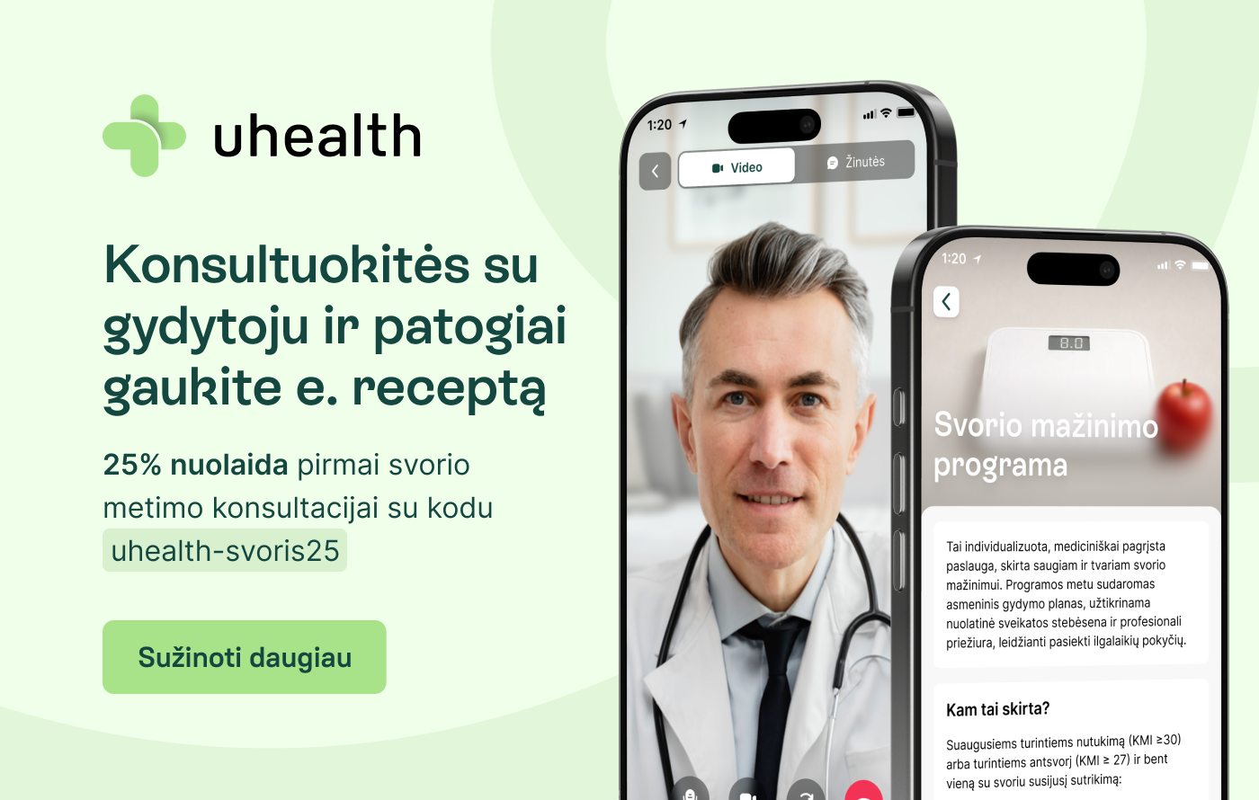 Uhealth baneris
