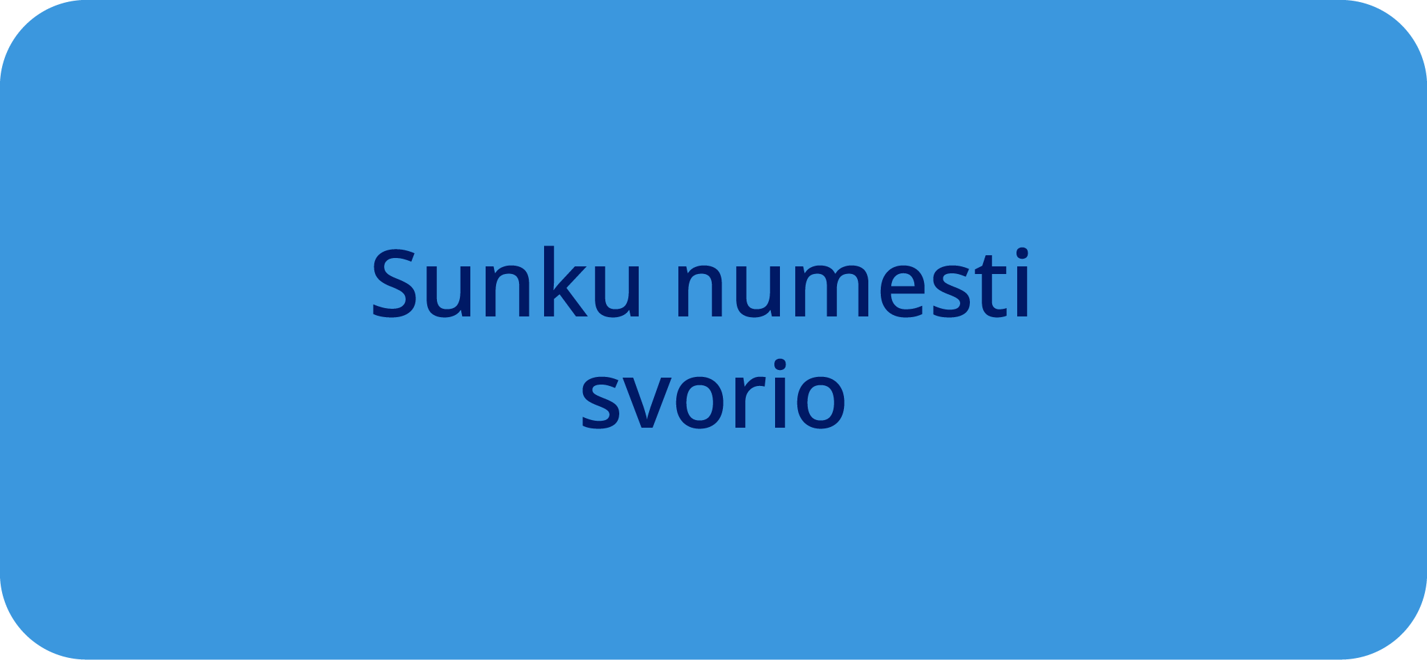 Sunku numesti svorio mygtukas