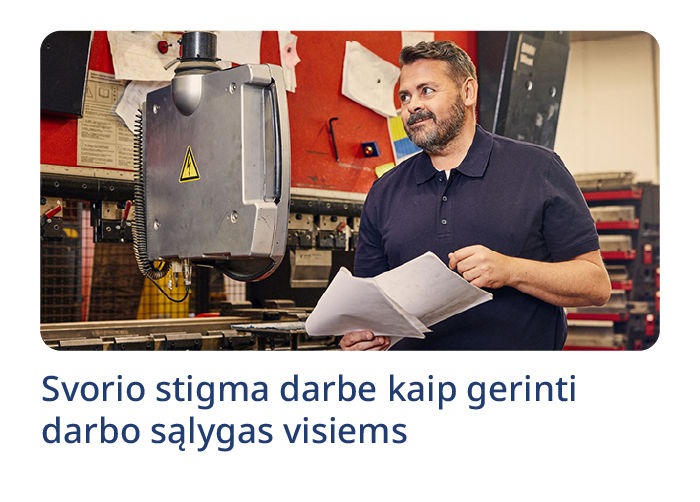 Svorio stigma darbe: kaip gerinti darbo sąlygas visiems